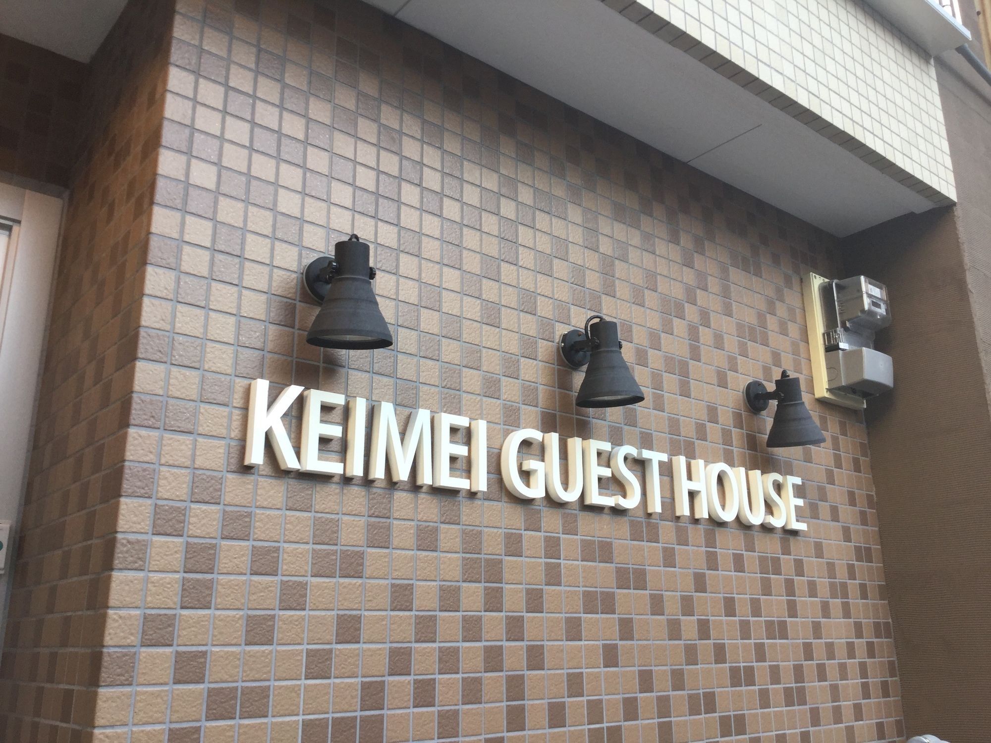 Keimei Guest House Osaca Exterior foto